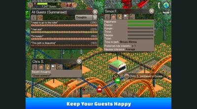 Capture d'écran de RollerCoaster Tycoon Classic