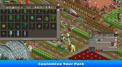 Capture d'écran de RollerCoaster TycoonA Classic