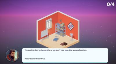 Screenshot of Room cleaning