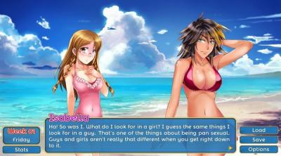 Screenshot of Roommates Visual Novel