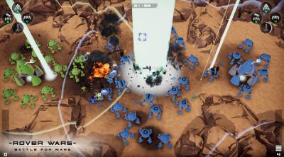 Screenshot of Rover Wars