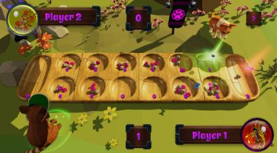 Screenshot of Roxy Raccoon's Mancala Madness