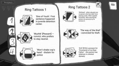 Screenshot of Russian Prison Tattoo Simulator