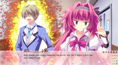 Screenshot of Saku Saku: Love Blooms with the Cherry Blossoms