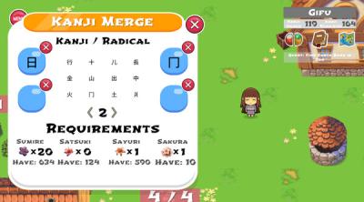 Screenshot of Sakura Kanji Ketchi