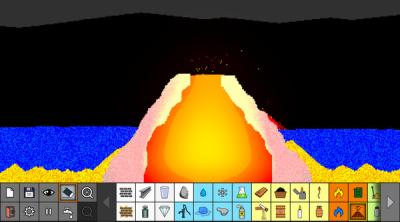 Screenshot of sand: box