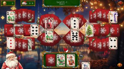 Screenshot of Santa's Christmas Solitaire 3