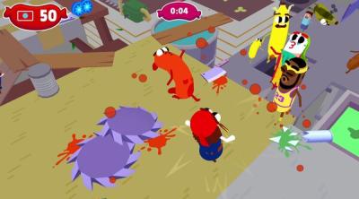 Screenshot of Sausage Wars: Burning Death