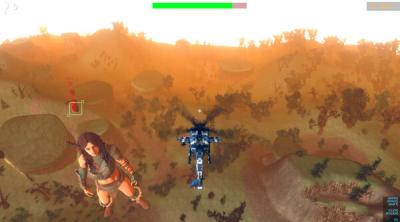 Screenshot of Save Giant Girl from monsters 2