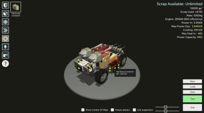 Screenshot of Scraps: Modular Vehicle Combat