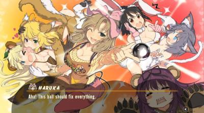 Capture d'écran de SENRAN KAGURA Peach Ball