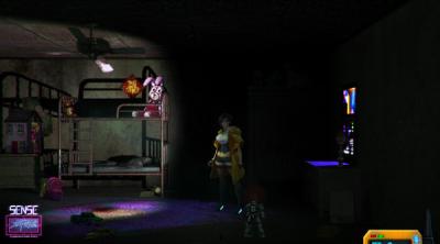 Screenshot of Sense - accea: A Cyberpunk Ghost Story