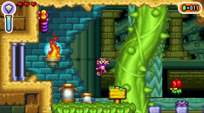 Capture d'écran de Shantae Advance: Risky Revolution