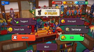 Screenshot of Shop Titans: Idle Tycoon RPG