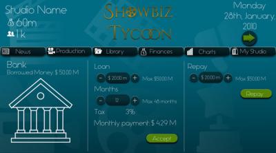 Capture d'écran de Showbiz Tycoon