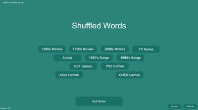 Screenshot of Shuffled Words