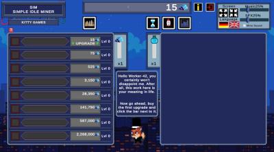 Screenshot of SIM - Simple Idle Miner