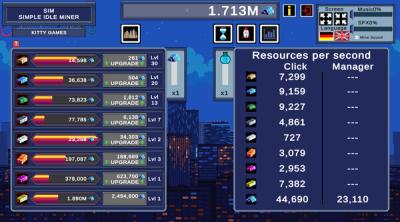 Screenshot of SIM - Simple Idle Miner