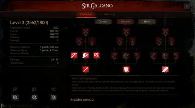 Screenshot of Sir Galgano - A Medieval Tale