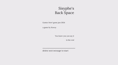 Screenshot of Sisyphe's Backspace