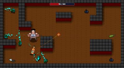 Screenshot of Skuf vs beer bottle party