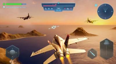 Screenshot of Sky Warriors: Airplane Combat