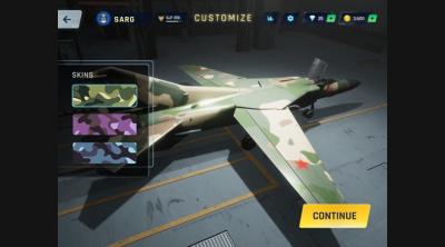 Screenshot of Sky Warriors: Airplane Games