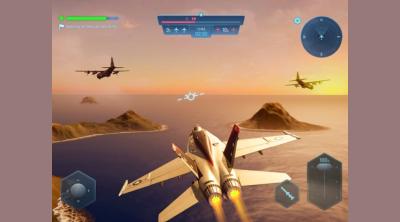 Screenshot of Sky Warriors: Airplane Games