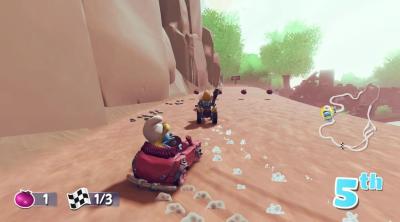 Screenshot of Smurfs Kart