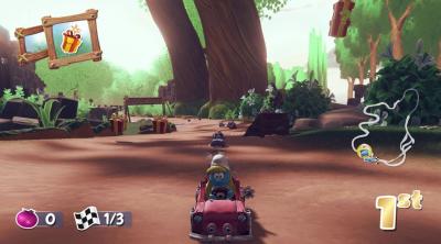 Screenshot of Smurfs Kart