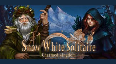 Logo de Snow White Solitaire. Charmed Kingdom