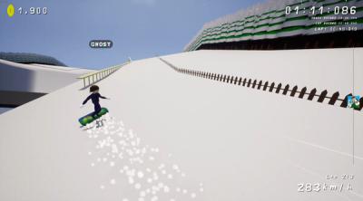 Screenshot of Snowboard League