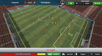 Capture d'écran de Soccer Manager 2018