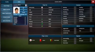 Screenshot of Soccer Manager 2018