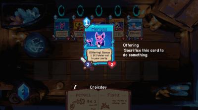Capture d'écran de Spellcats: Auto Card Tactics