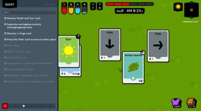 Screenshot of Stack Island - Survival card game
