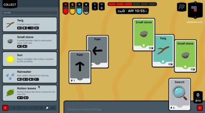 Screenshot of Stack Island - Survival card game