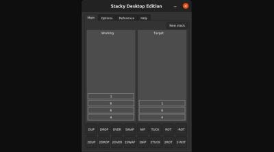 Screenshot of Stacky Desktop Edition