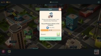 Screenshot of Stakeholder Game