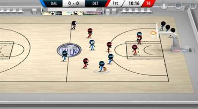 Screenshot of Stickman Basketball 2017