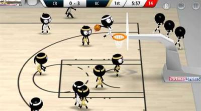 Screenshot of Stickman Basketball 2017