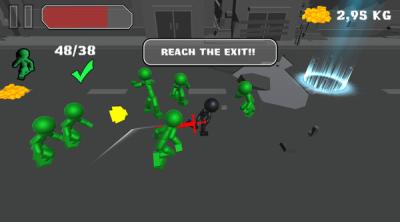 Screenshot of Stickman Killing Zombie