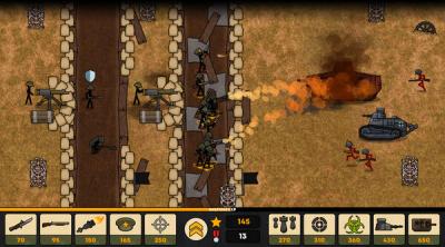 Screenshot of Stickman Trenches