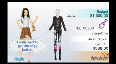 Screenshot of Style Savvy: Trendsetters