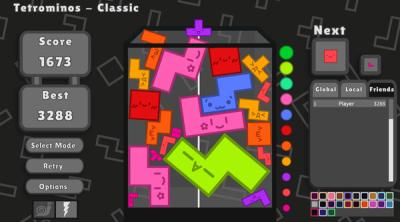 Screenshot of Suika Shapes