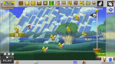 Screenshot of Super Mario Maker