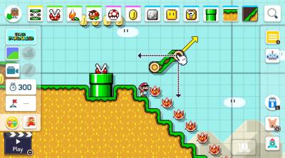 Screenshot of Super Mario Maker 2