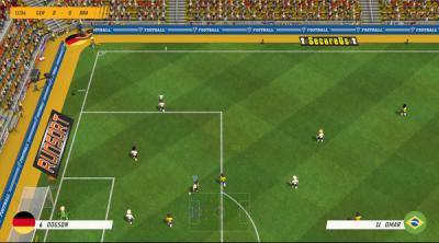 Capture d'écran de Super Soccer Blast: America vs Europe