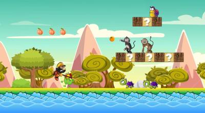 Screenshot of super world run - bosses