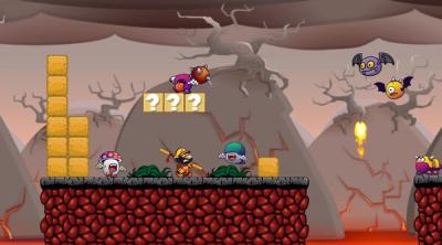 Screenshot of super world run - bosses